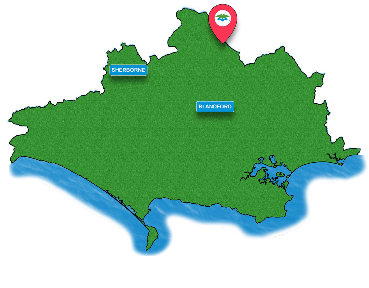 School trip Isle of Wight location map for Gold Hill And Museum